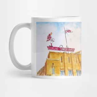 Old Municipal Stadium - Cleveland Indians Mug